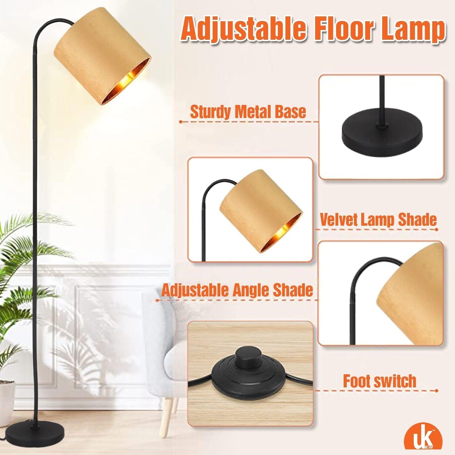 UKEW LED Floor Lamp - Image 4