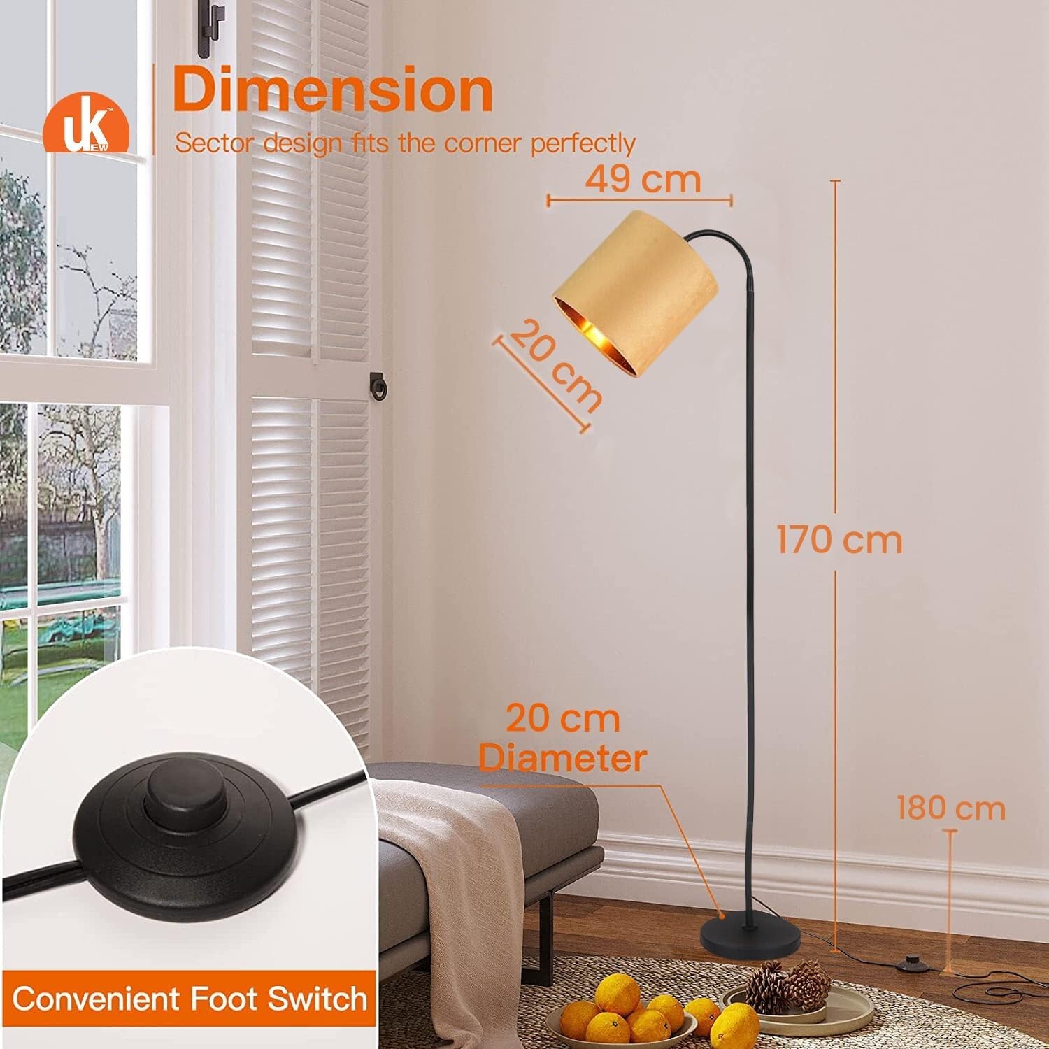 UKEW LED Floor Lamp - Image 3