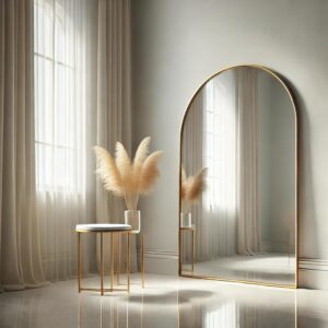 Jobu Gold Arched Wall Mirror