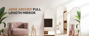 Warmiehomy Arched Full Length Mirror