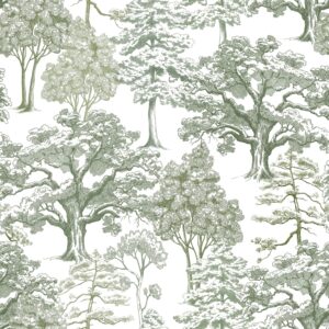 Rustic Tree Pattern Self-Adhesive Contact Paper