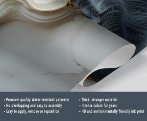 3D Marble Effect Wall Mural